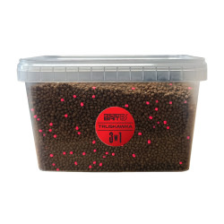 FB44-4 Zestaw Feeder Bait Multipack 450g + 25ml + 150ml - Truskawka