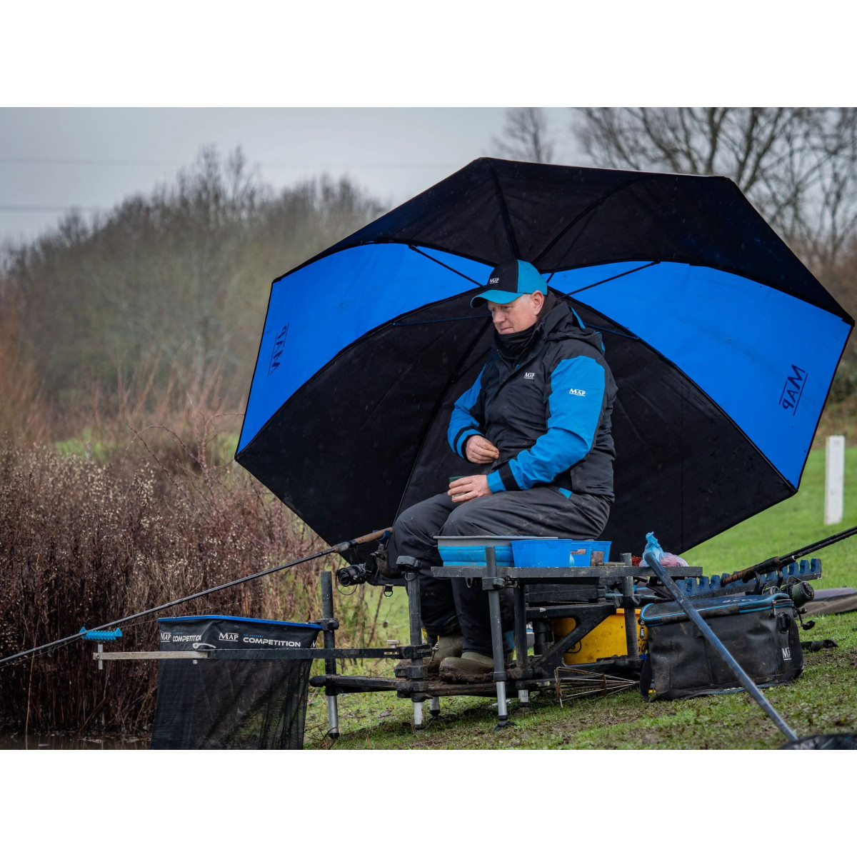Q0683 Parasol MAP Nubrolli Umbrella 50''