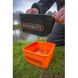 S0950010 Pudełko z sitkiem Sonubaits EVA Bait Tub & Strainer Set - 1.0L