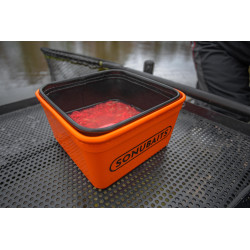 S0950010 Pudełko z sitkiem Sonubaits EVA Bait Tub & Strainer Set - 1.0L