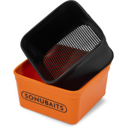S0950011 Pudełko z sitkiem Sonubaits EVA Bait Tub & Strainer Set - 3.0L