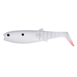 1650502(LTD76) Guma Savage Gear Cannibal 12.5cm - White Dot /EDYCJA DRAPIEŻNIK/