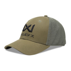 J917 Czapka Wiley X Trucker Cap J917 - Olive Green / Black WX Logo