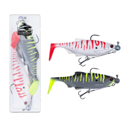 DP-MIX-736 Zestaw zbrojonych gum Westin Ricky The Roach Shadtail 14cm - MIX 736 /EDYCJA DRAPIEŻNIK/