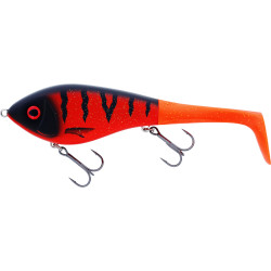 P230-540-318 Wobler Westin Swim Tail 10cm SUSPENDING - Fire