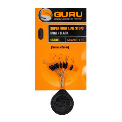 GLS001 Stopery Guru Super Tight Line Stops Oval Black - S