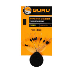 GLS004 Stopery Guru Super Tight Line Stops Squared Black - S