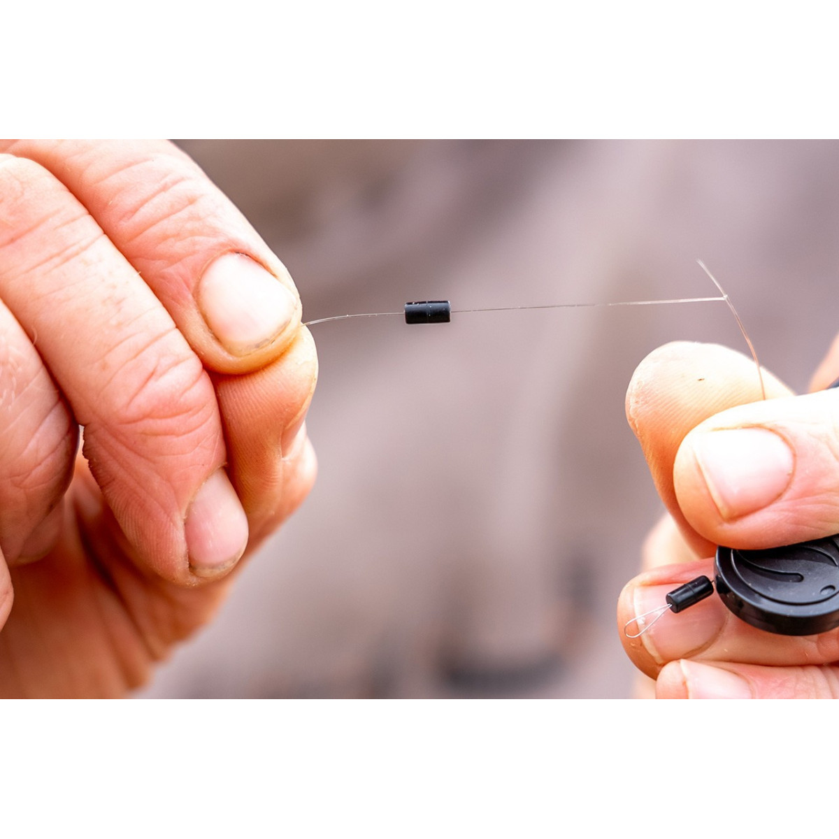 Stopery Guru Super Tight Line Stops Squared Black