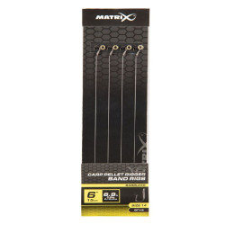 MGRR117 Przypony Matrix X6 Carp Pellet Rigger Band Rigs 6" / 15cm - roz. 14