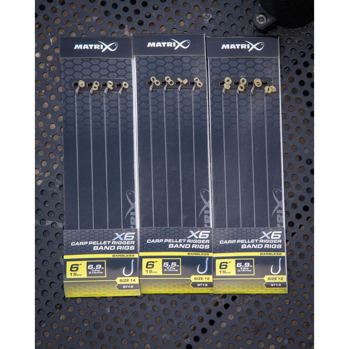 Przypony Matrix X6 Carp Pellet Rigger Band Rigs
