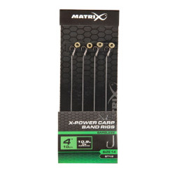 MGRR125 Przypony Matrix X8 X-Power Carp Band Rigs 4" / 10cm - roz. 14