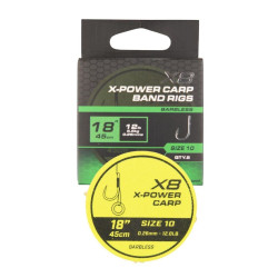MGRR130 Przypony Matrix X8 X-Power Carp Band Rigs 18" / 45cm - roz. 10