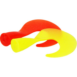 P235-1326-321 Zapasowe ogony Westin Swim Tail Spare Curltail - Fluo. Orange / Fluo. Yellow