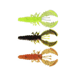 P238-1467-322 Zestaw gum Westin CreCraw Slim Creature 7,5cm 4szt. - Dark Water Mix 26
