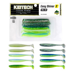 Zestaw gum Keitech Easy Shiner 3'' 7.6cm - MIX 33