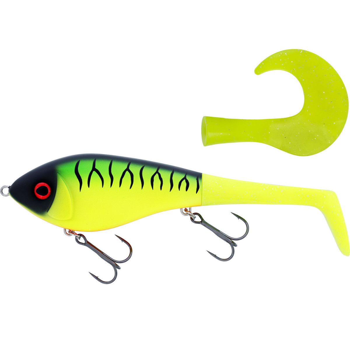 P230-099-319 Wobler Westin Swim Tail 10cm SINKING - Firetiger