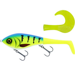 P230-1026-319 Wobler Westin Swim Tail 10cm SINKING - Stripped Bluegrass