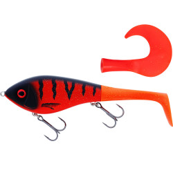P230-540-319 Wobler Westin Swim Tail 10cm SINKING - Fire