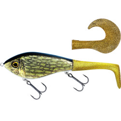 P230-630-319 Wobler Westin Swim Tail 10cm SINKING - Real Pike