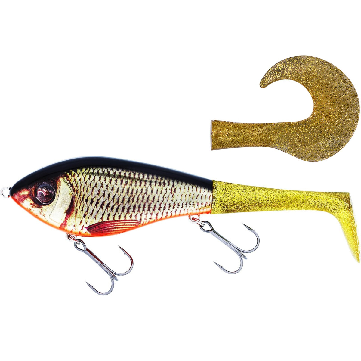 P230-552-226 Wobler Westin Swim Tail 12cm SINKING - Real Rudd