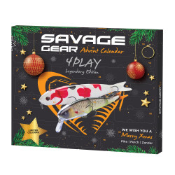 1656128 Kalendarz adwentowy Savage Gear Advent Calendar 4Play Legendary Edition