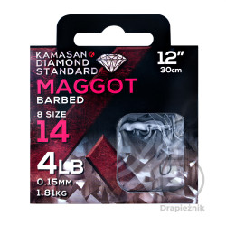 Przypony Kamasan Diamond Standard Maggot Barbed 30cm
