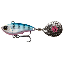 71767 Savage Gear Fat Tail Spin 6.5cm / 16g - Blue Silver Pink