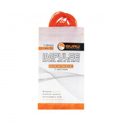 GNE004 Amortyzator Guru Impulse Natural Solid Elastic 7m - 1.0mm / Orange