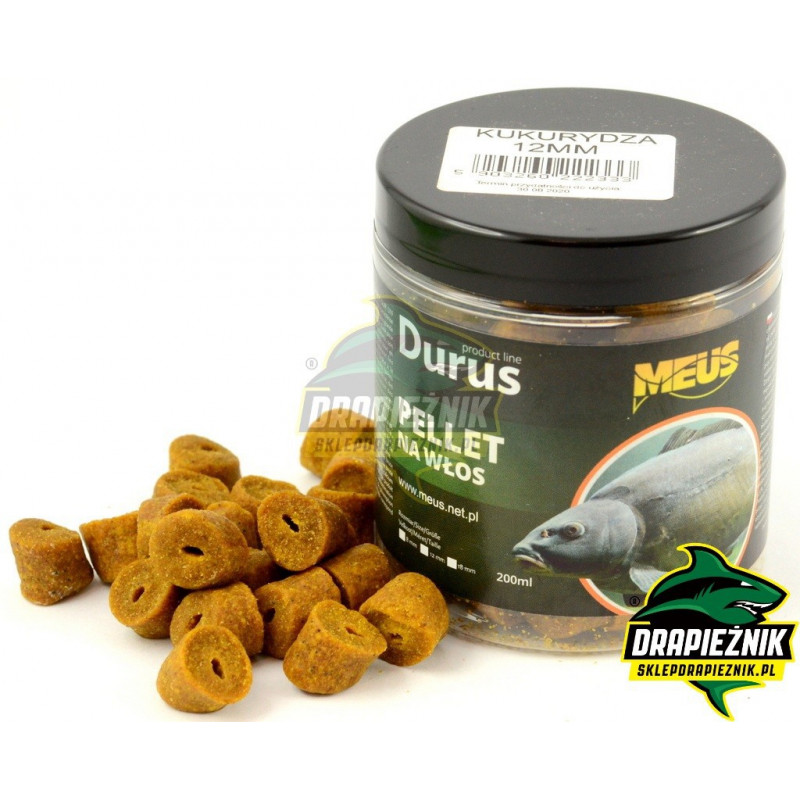 Pellet MEUS Durus na włos 12mm - Kukurydza