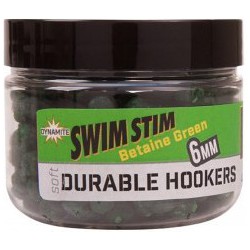 Dynamite Baits Soft Durable Hookers 6mm - Betaine Green