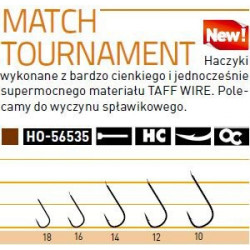 Haczyki Owner MATCH TOURNAMENT 56535 brązowe - hak 10