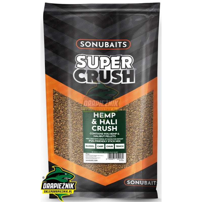 Sonubaits Supercrush - Hemp & Hali Crush