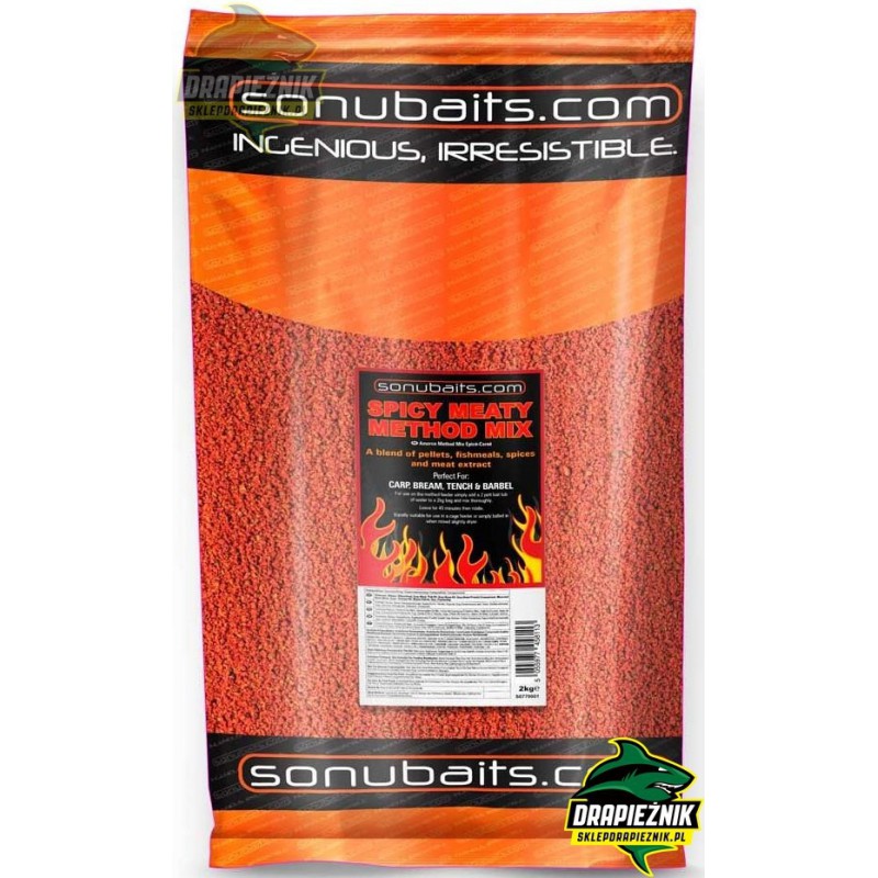 Sonubaits Supercrush - Spicy Meaty Method Mix