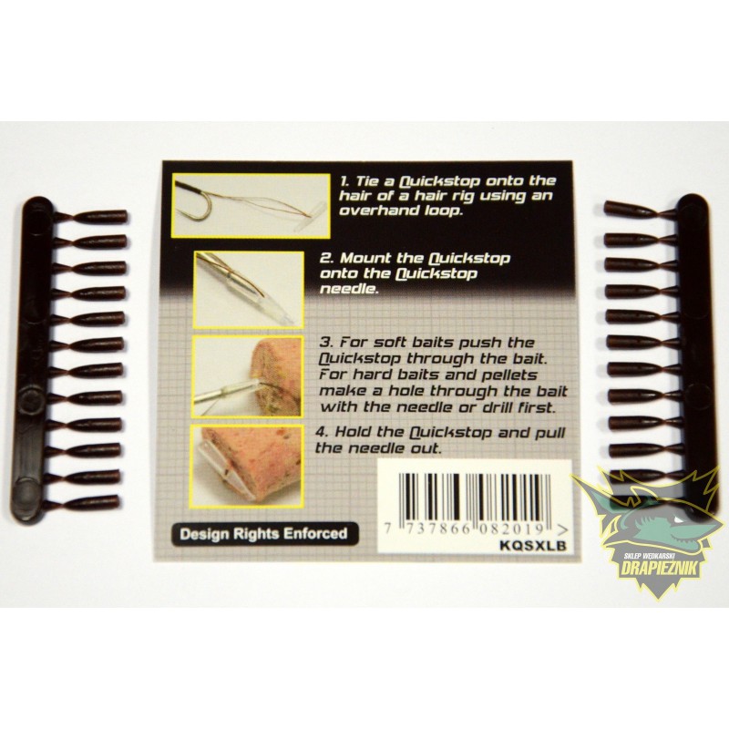 Stopery Korum Quickstops - Brązowe // XL