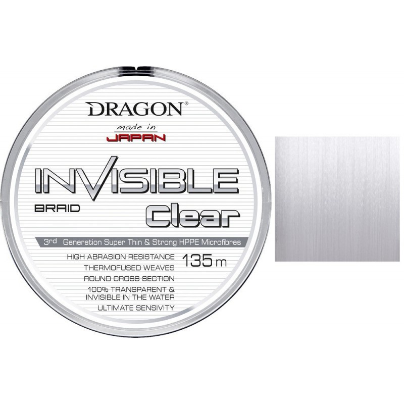 Plecionka Dragon Invisible 135m CLEAR