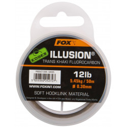 Materiał Fox Illusion Soft Hooklink Fluorocarbon 50m