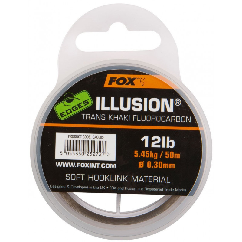 Materiał Fox Illusion Soft Hooklink Fluorocarbon 50m
