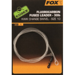 Fox Edges Fluorocarbon Fused Leaders Kwik Change - 30lb 75cm Kwik Change 10