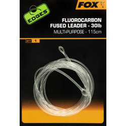 Fox Edges Fluorocarbon Fused Leaders - 30lb 115cm Multi Purpose