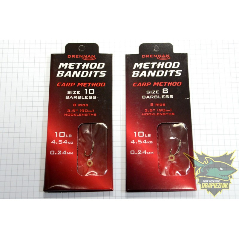 Przypony Drennan Method Bandits Carp Method - roz.8