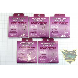 Przypony Drennan Pushstop Hair Rigs Carp Match - roz.10