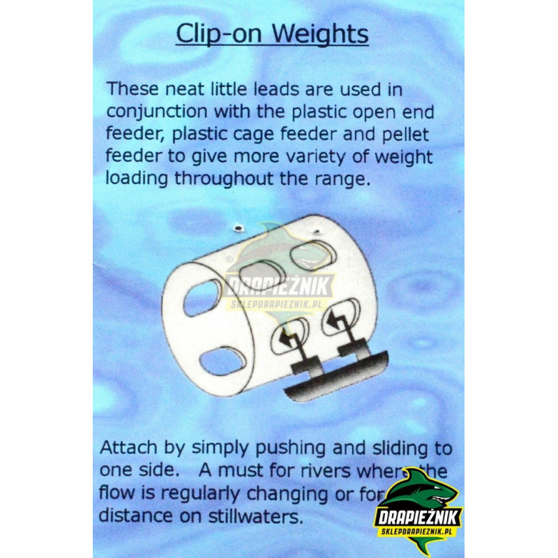 Dociążenie do koszyków Nisa Clip-On Weights - 5g