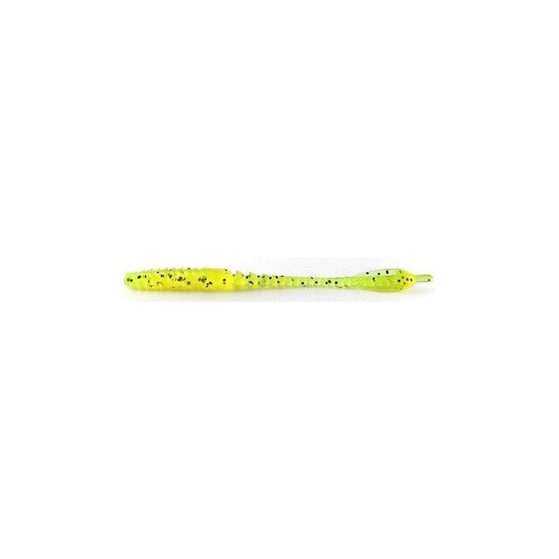 FishUp ARW Worm 2" - 055 Chartreuse/Black