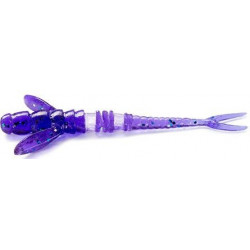 FishUp Flit 1.5" - 060 Dark Violet / Peacock & Silver