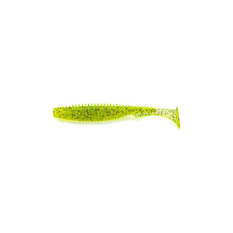 FishUp U-Shad 3" - 055 Chartreuse/Black