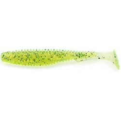 FishUp U-Shad 4" - 026 Flo Chartreuse/Green