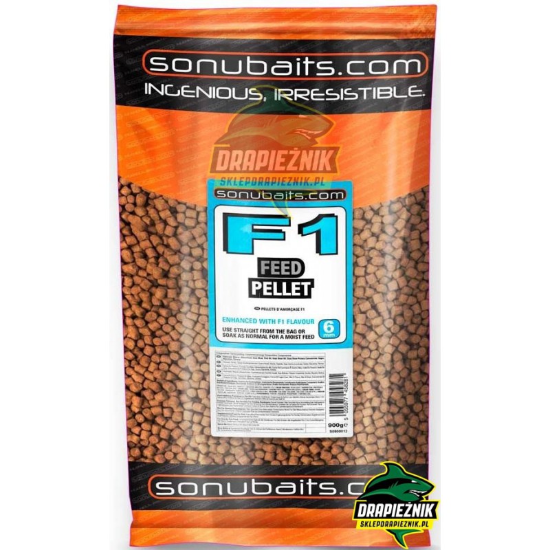 Sonubaits Feed Pellets 6mm - F1