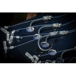 Korum Quickstops Hair Rigs 10cm BARBED