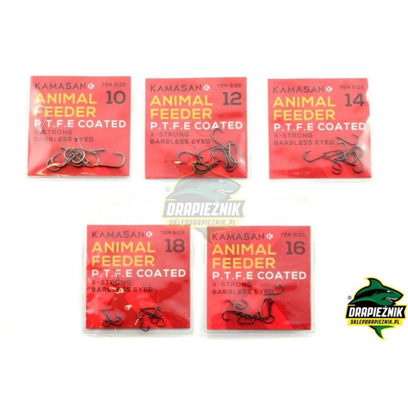 Haczyki Kamasan Animal PTFE Coated