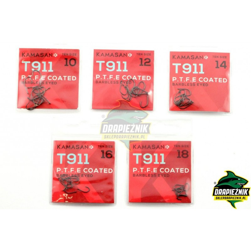 Haczyki Kamasan T911E PTFE Coated